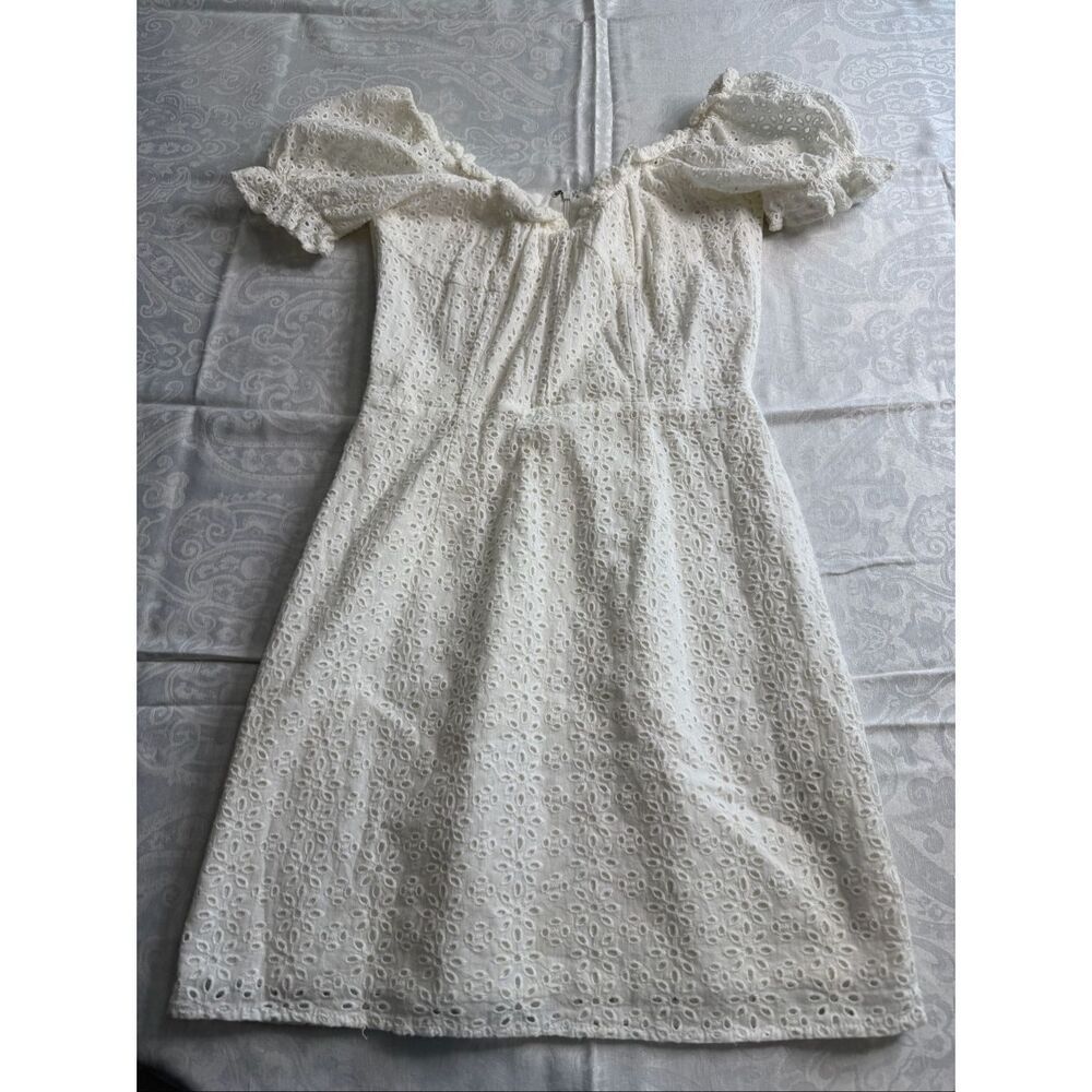 Sabo Skirt Tori White Eyelet Dress Size Small New